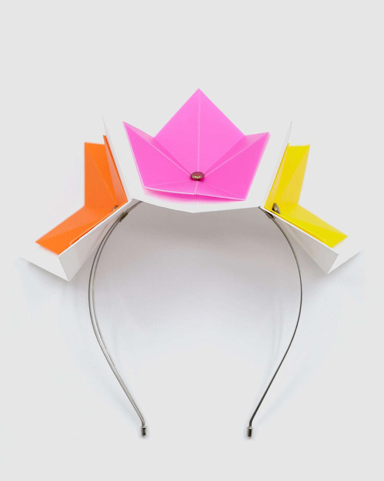 BALMAIN (citrus w-white) - FORD MILLINERY