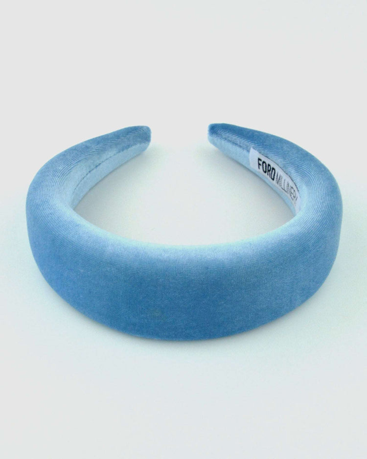 RACHEL (light blue velvet) - FORD MILLINERY