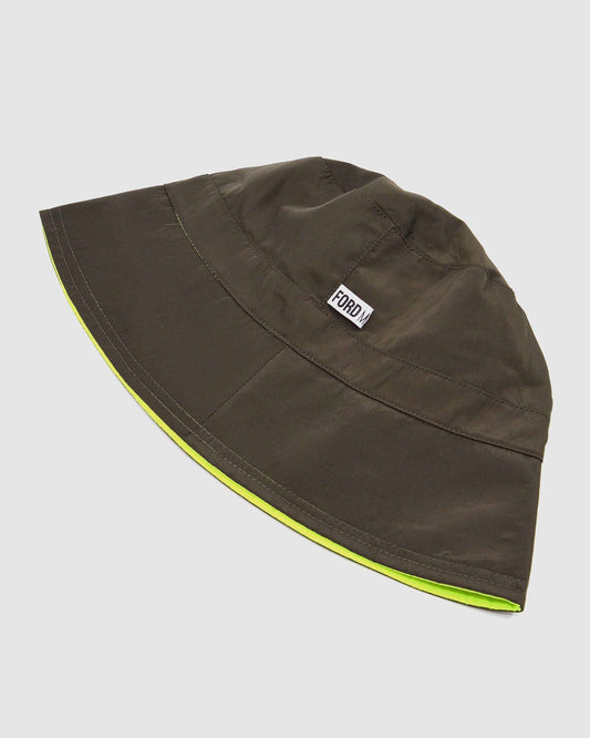 BOBBY (khaki/fluro green) - FORD MILLINERY