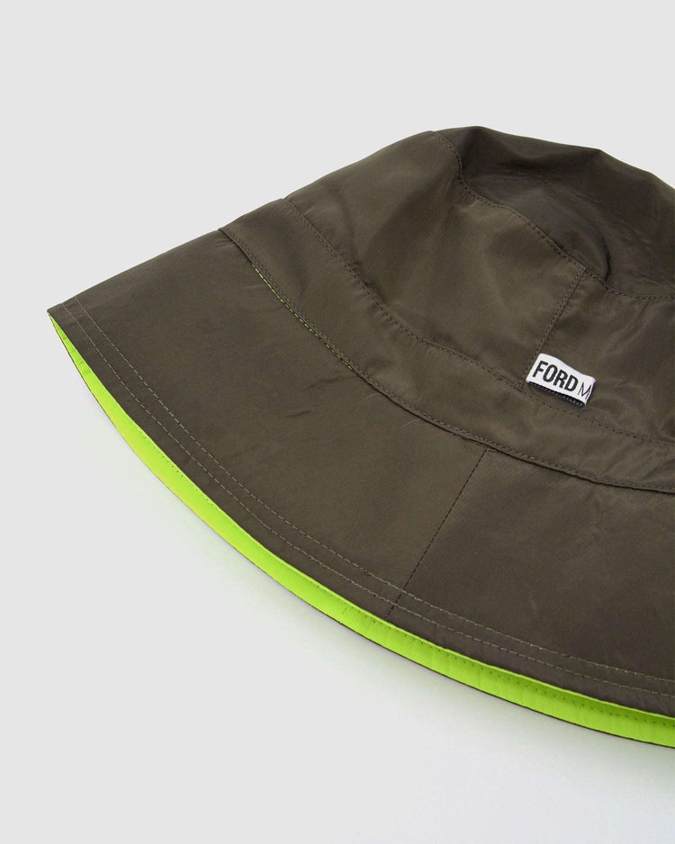 BOBBY (fluro green/khaki) - FORD MILLINERY