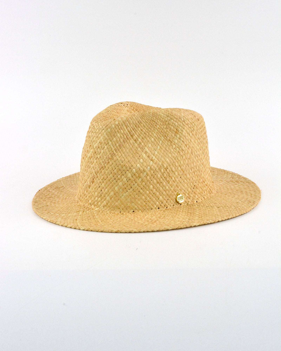 CUBA' Straw Fedora Hat FORD MILLINERY