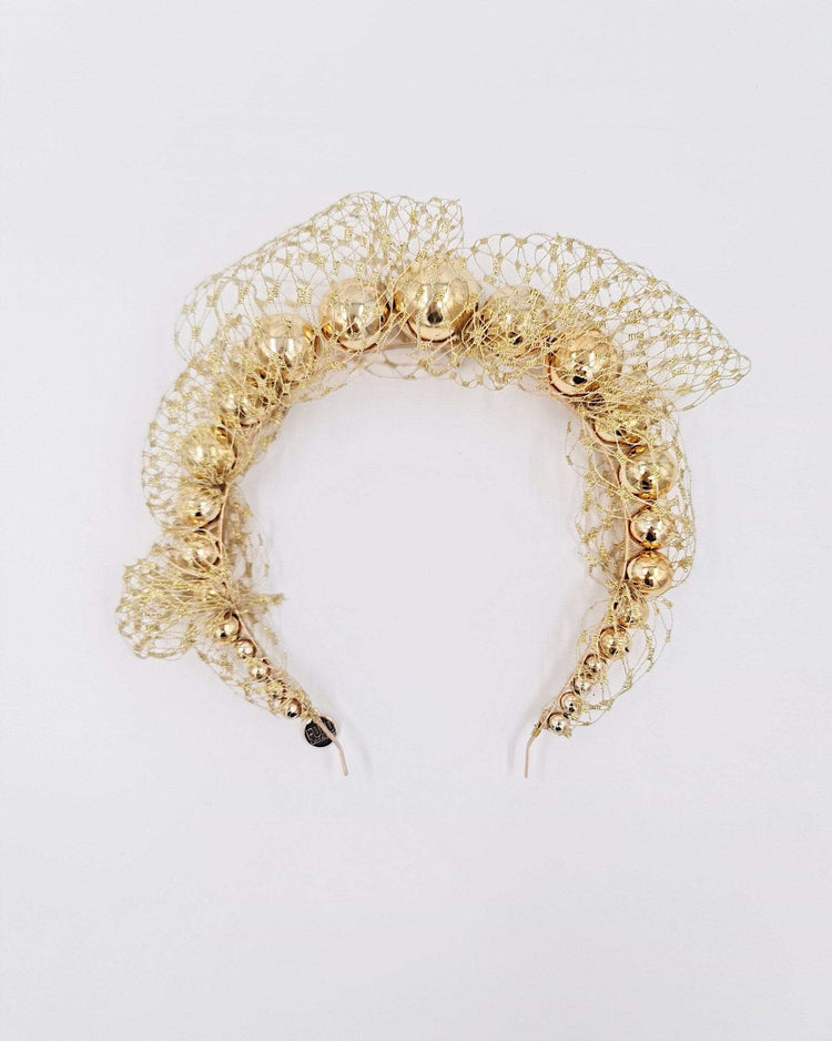 CAMILLA (gold) - FORD MILLINERY