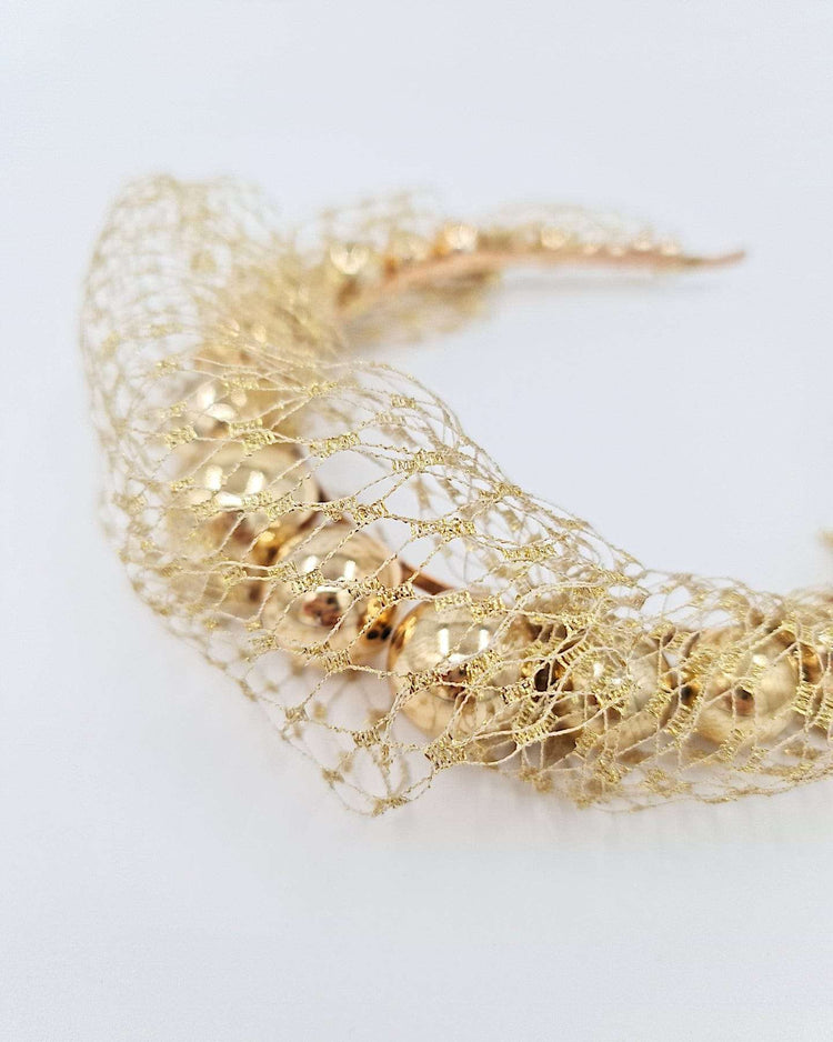 CAMILLA (gold) - FORD MILLINERY