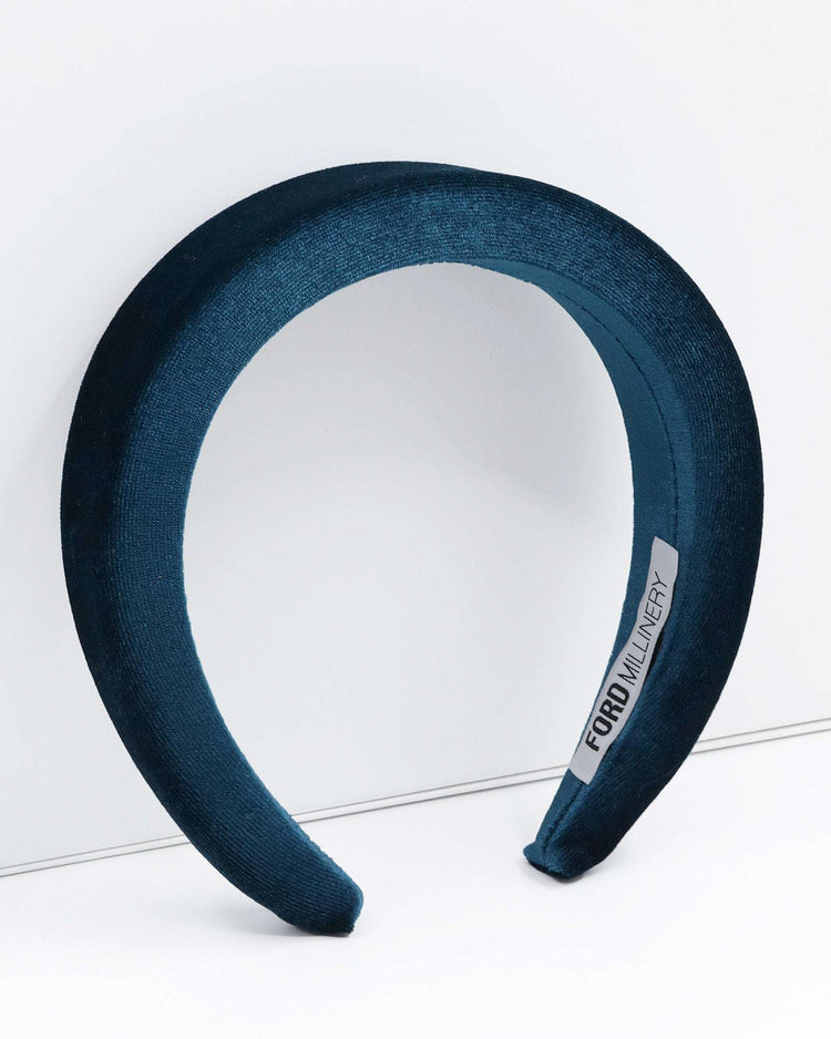 RACHEL (navy velvet) - FORD MILLINERY