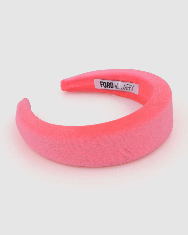 RACHEL (fluro pink velvet) - FORD MILLINERY