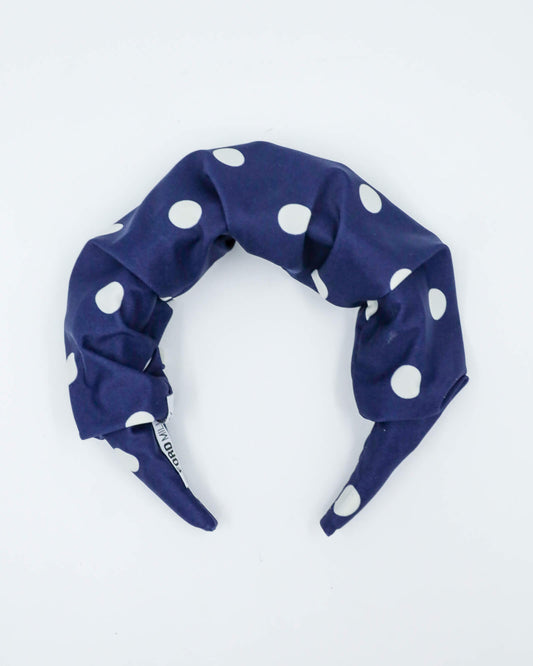 JUDE (navy polka) - FORD MILLINERY