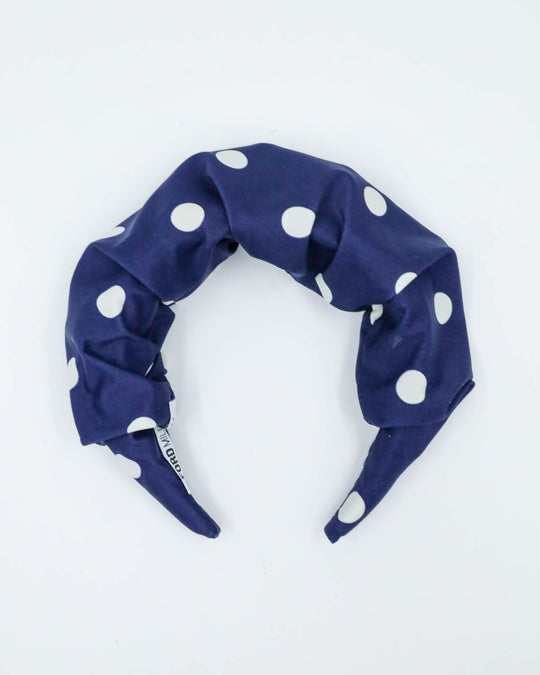 JUDE (navy polka) - FORD MILLINERY