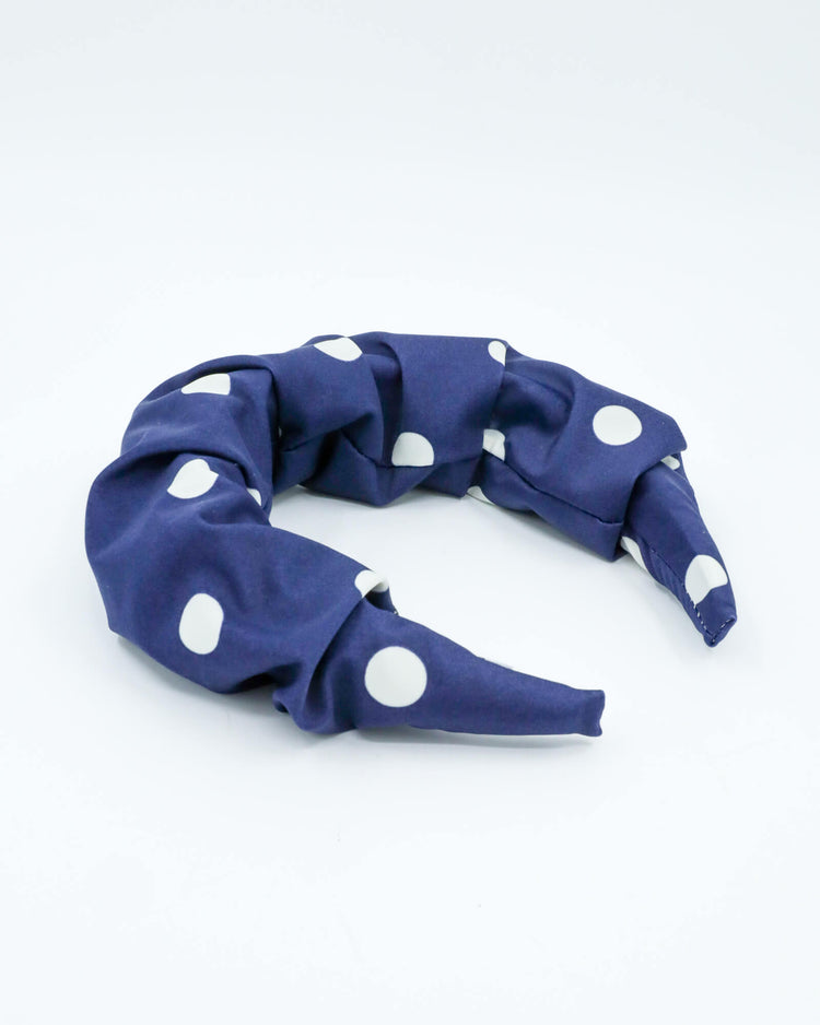 JUDE (navy polka) - FORD MILLINERY