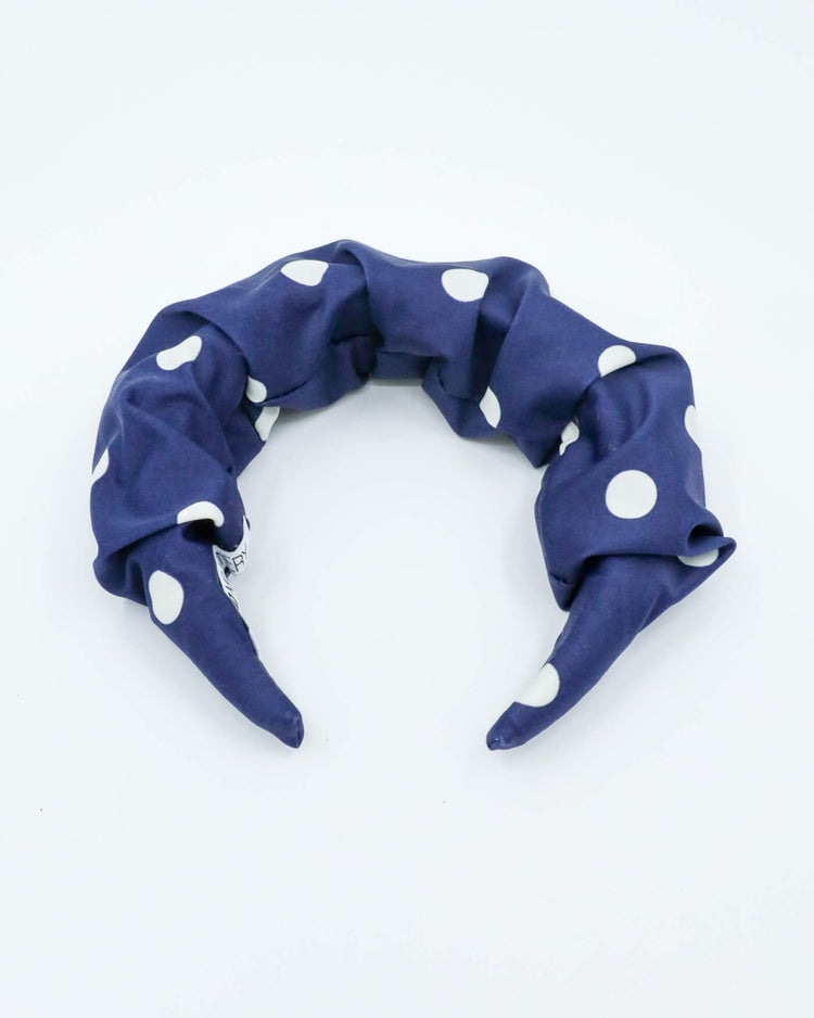 JUDE (navy polka) - FORD MILLINERY