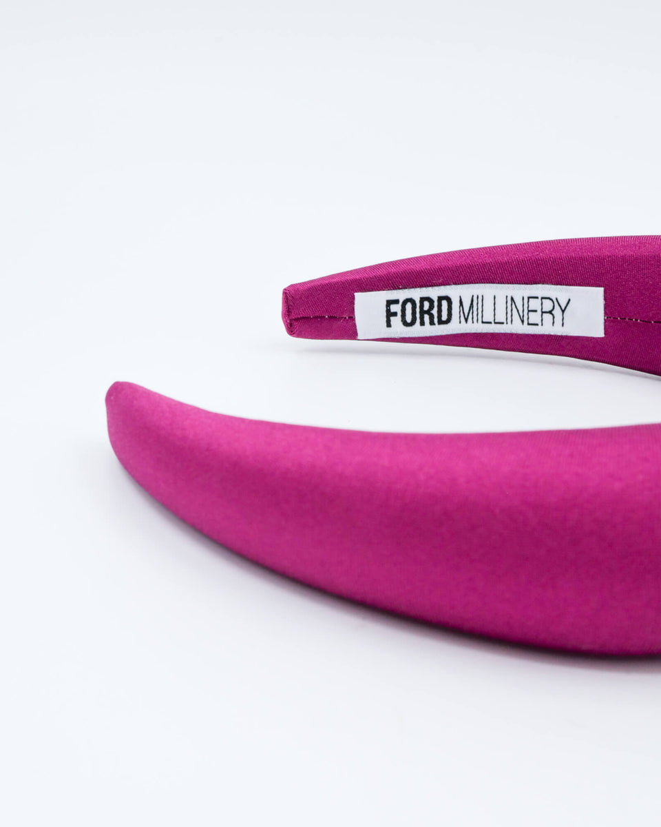 MONICA Berry Padded Headband By Australian Label FORD MILLINERY monica-berry-padded-headband-by-australian-label-ford-millinery