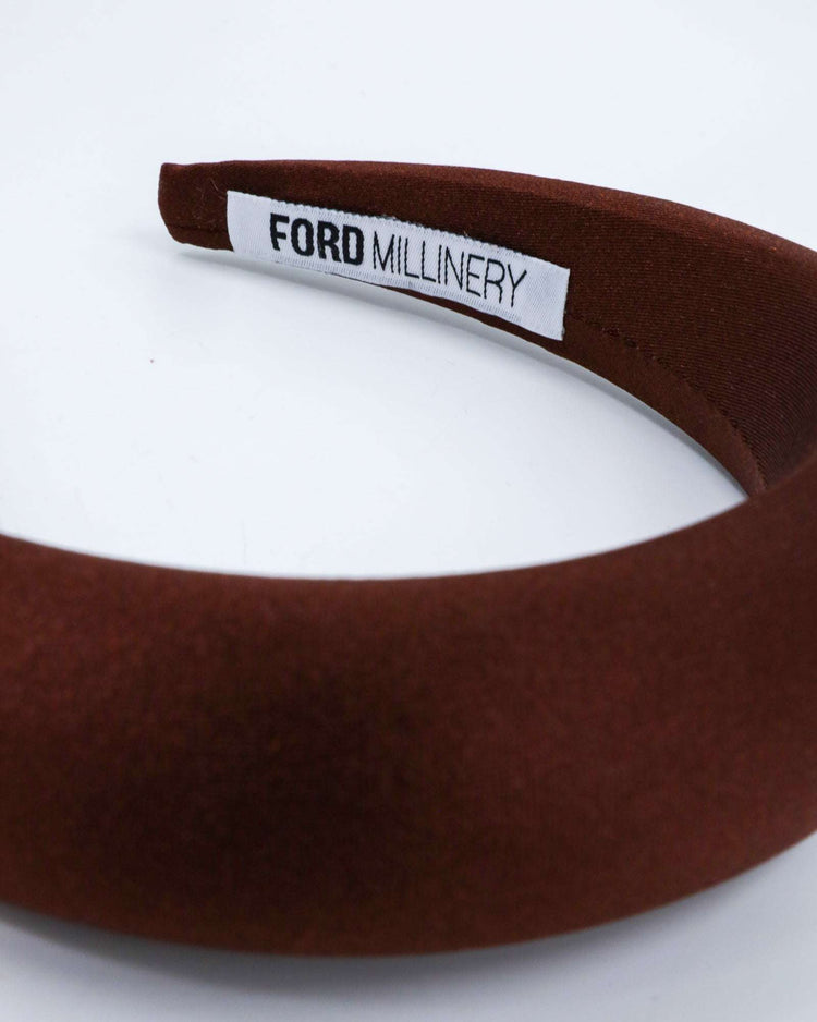 MONICA (chocolate brown) - FORD MILLINERY
