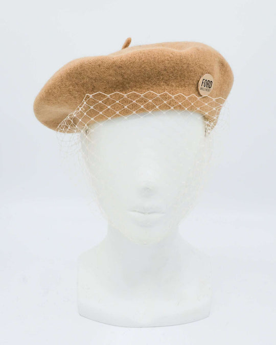 NIKKI (tan) - FORD MILLINERY