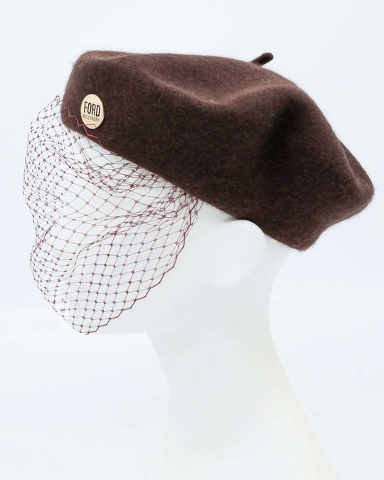 NIKKI (brown) - FORD MILLINERY