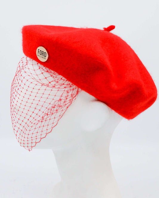NIKKI (red) - FORD MILLINERY