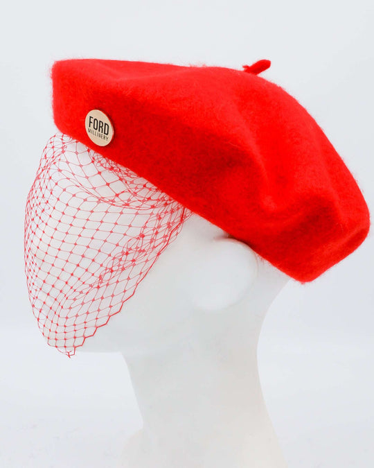 NIKKI (red) - FORD MILLINERY
