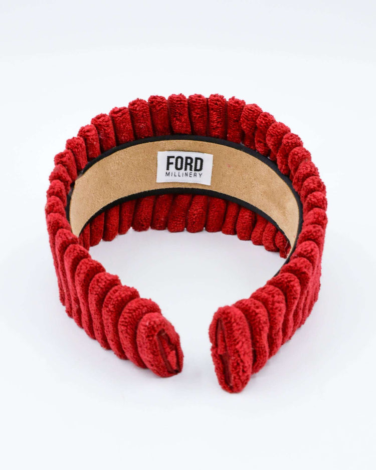 NOT MABEL (crimson) - FORD MILLINERY