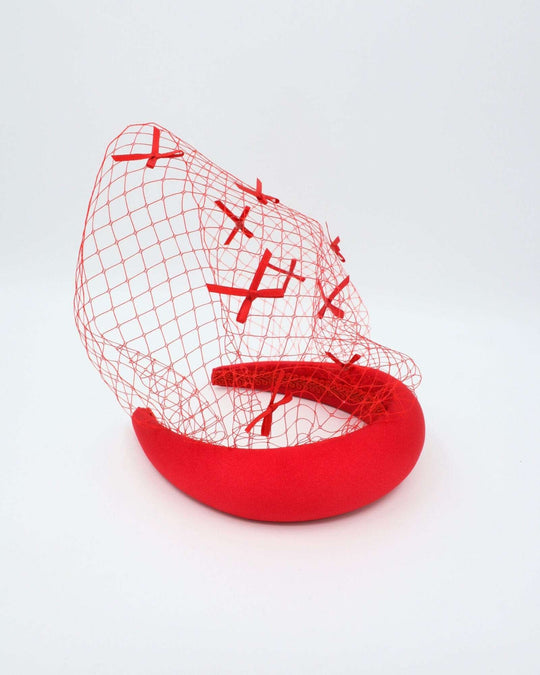 GISELLE (red) - FORD MILLINERY