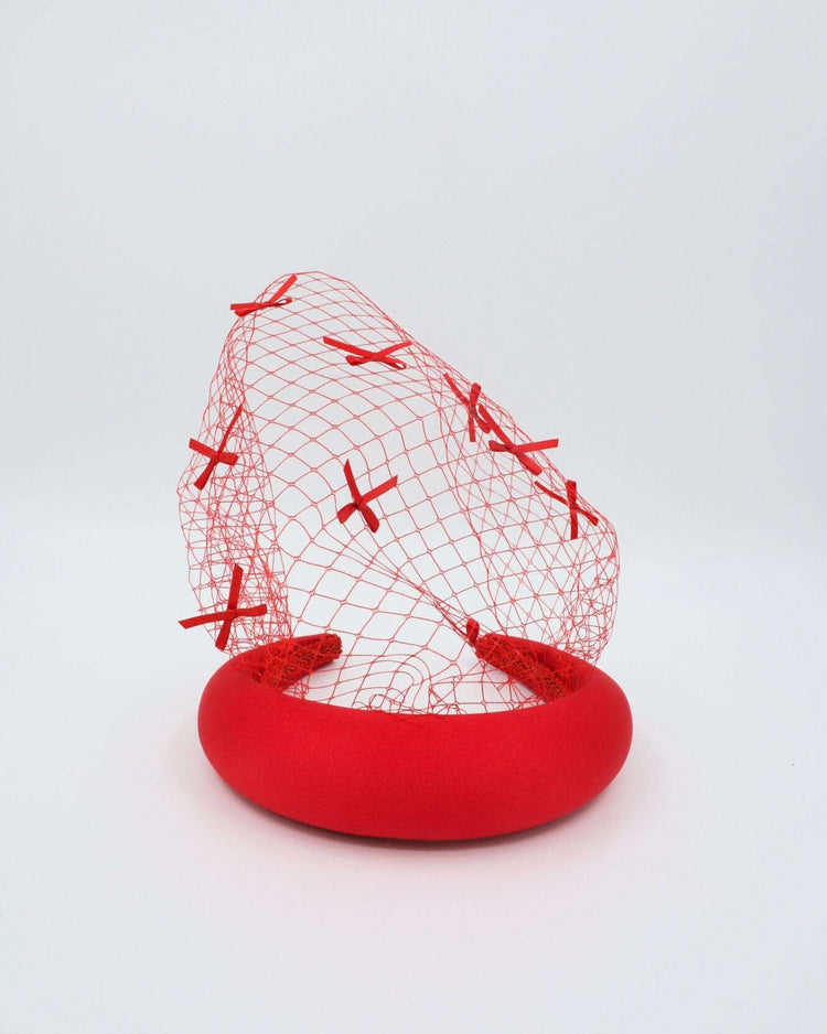 GISELLE (red) - FORD MILLINERY