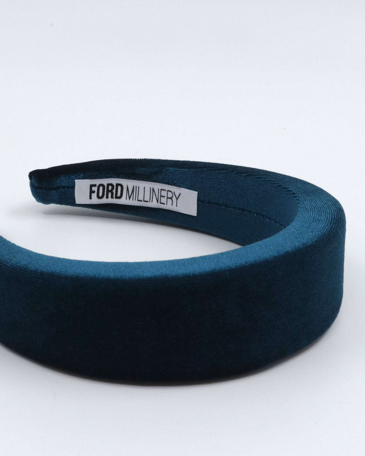 RACHEL (navy velvet) - FORD MILLINERY