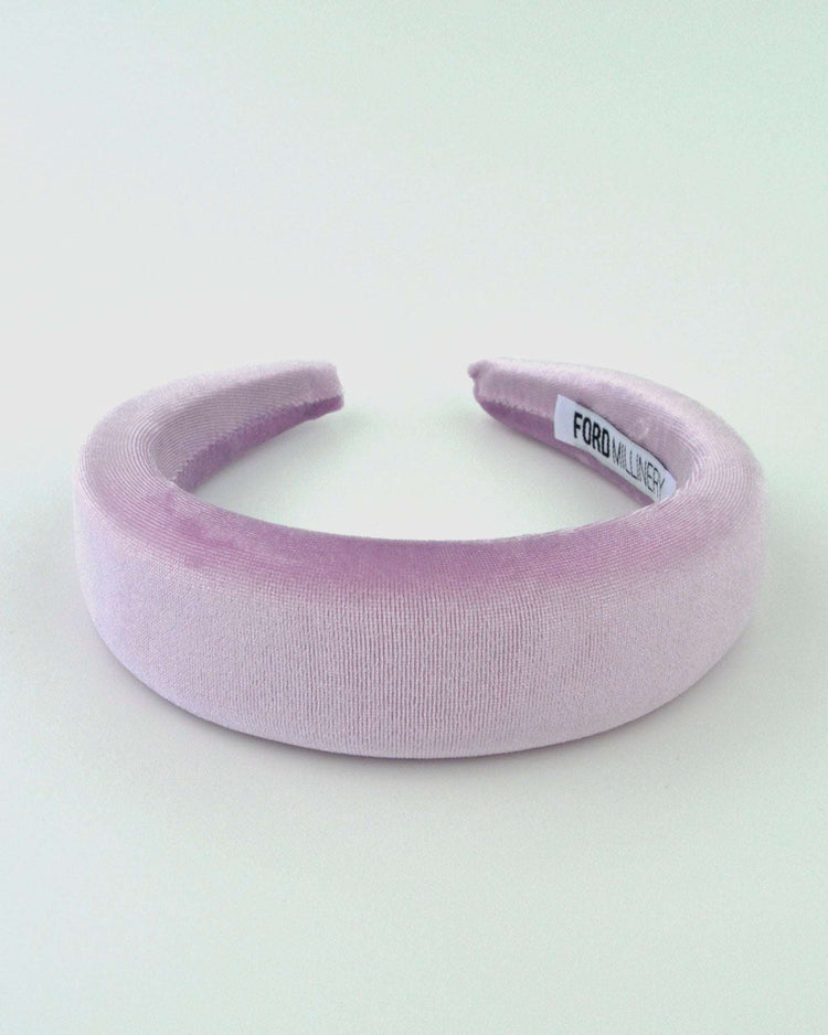 RACHEL (mauve velvet) - FORD MILLINERY