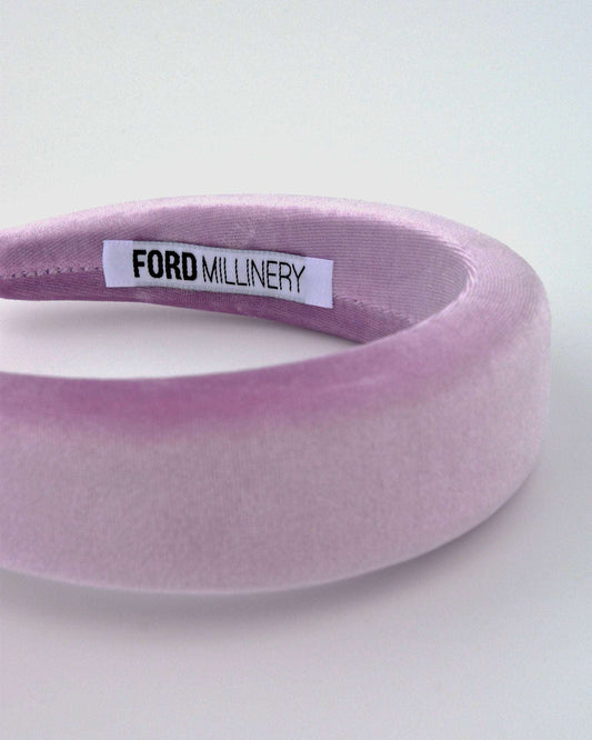RACHEL (mauve velvet) - FORD MILLINERY