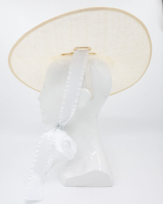LOREN Hat (ivory) - FORD MILLINERY