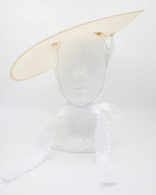 LOREN Hat (ivory) - FORD MILLINERY