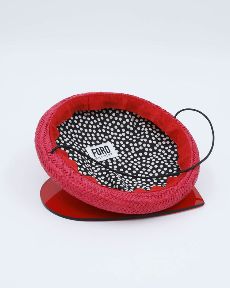 LOVE ME DO (raspberry) - FORD MILLINERY