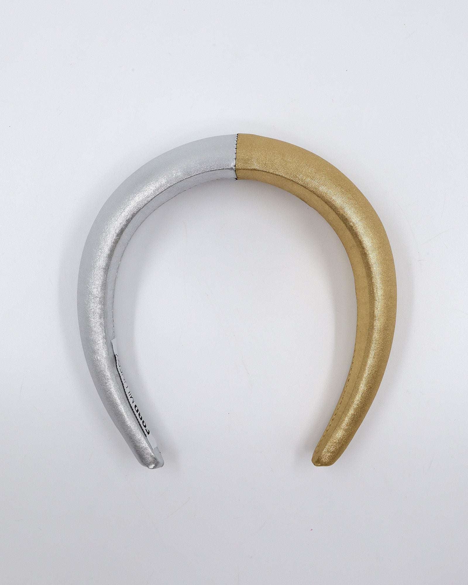 LANA PADDED HEADBAND (gold/silver) - FORD MILLINERY