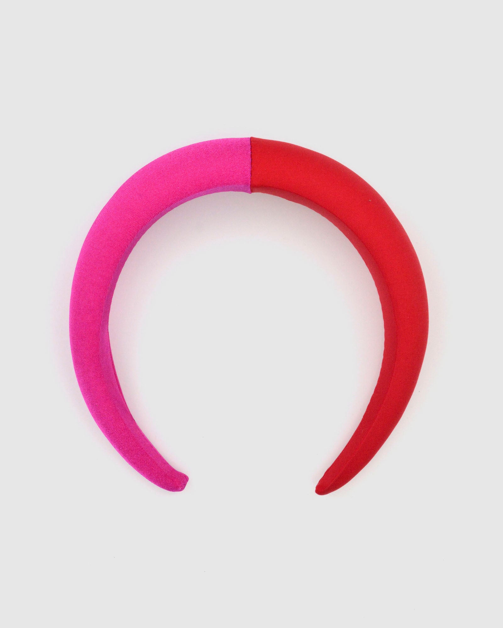 LANA PADDED HEADBAND (Red & Pink) - FORD MILLINERY