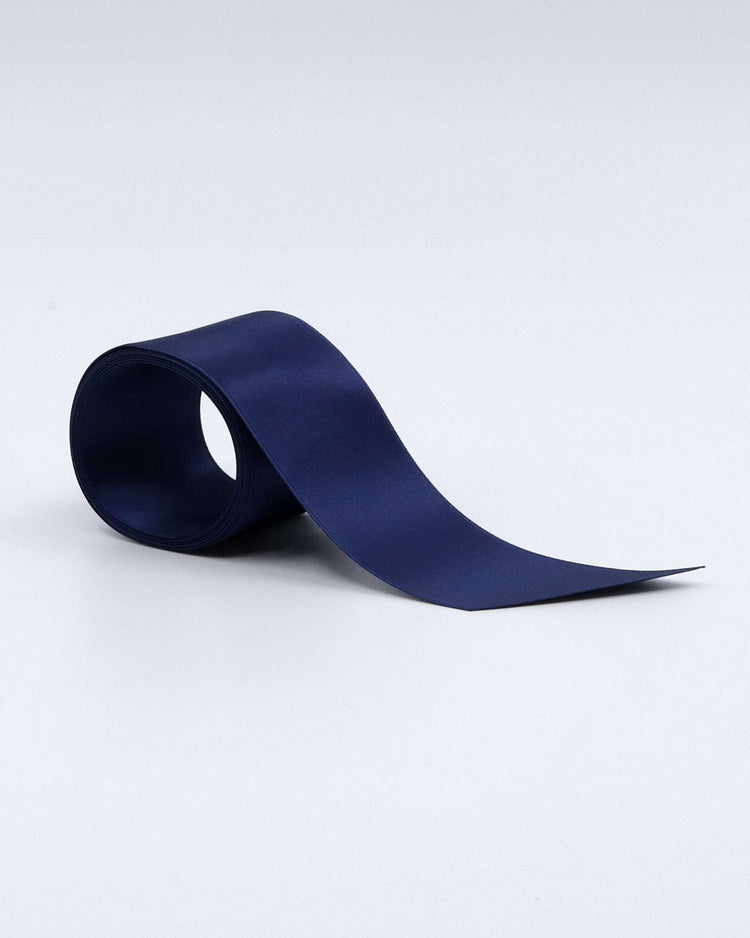 SATIN RIBBON for HATS (navy) - FORD MILLINERY