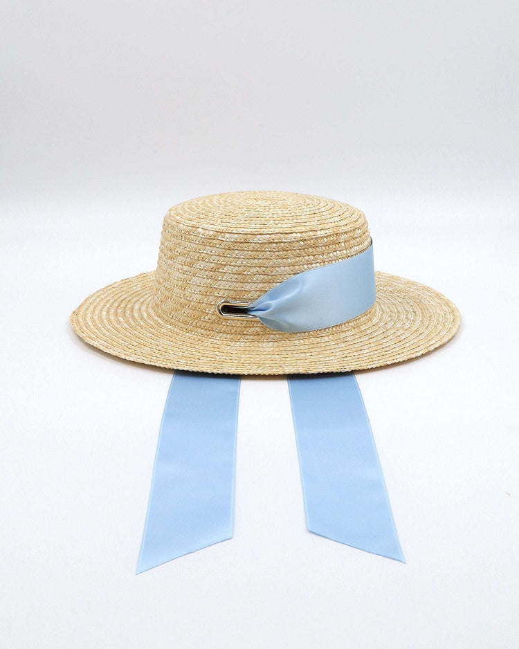 VENICE (straw/light blue) Default Title - FORD MILLINERY