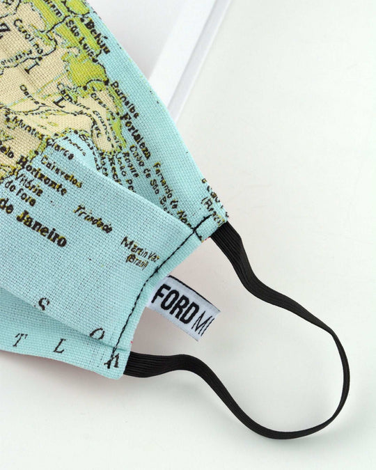 MASKS 4 MATES (world map) - FORD MILLINERY