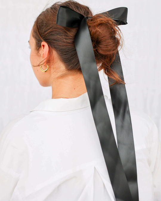 SATIN RIBBON (black)