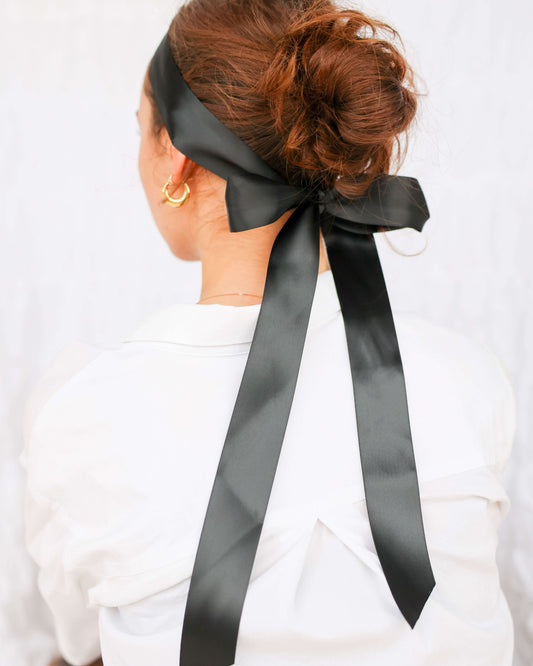 SATIN RIBBON (black)