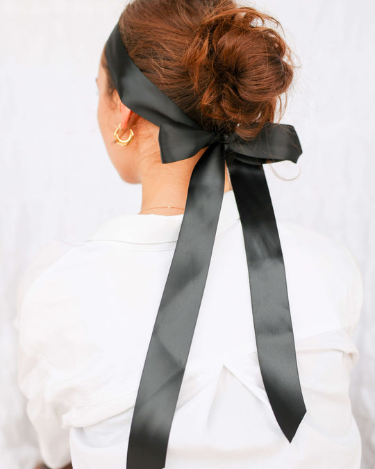 SATIN RIBBON (black)