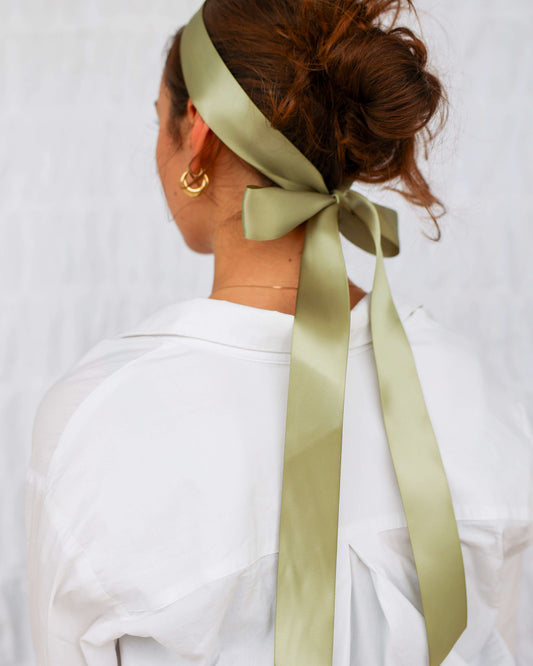 SATIN RIBBON (light green)