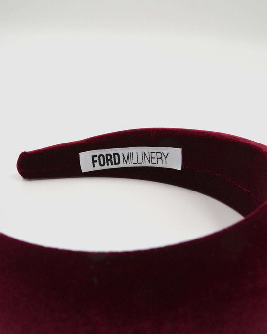 PHOEBE (burgundy) - FORD MILLINERY