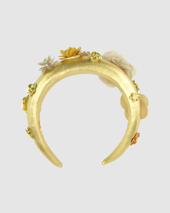 AKIRA (gold) by FORD MILLINERY- back