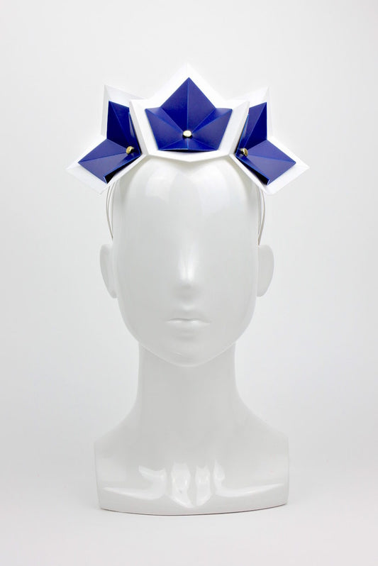 BALMAIN (navy w- white) - FORD MILLINERY