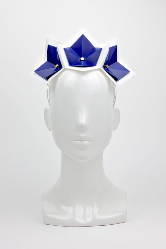 BALMAIN (navy w- white) - FORD MILLINERY