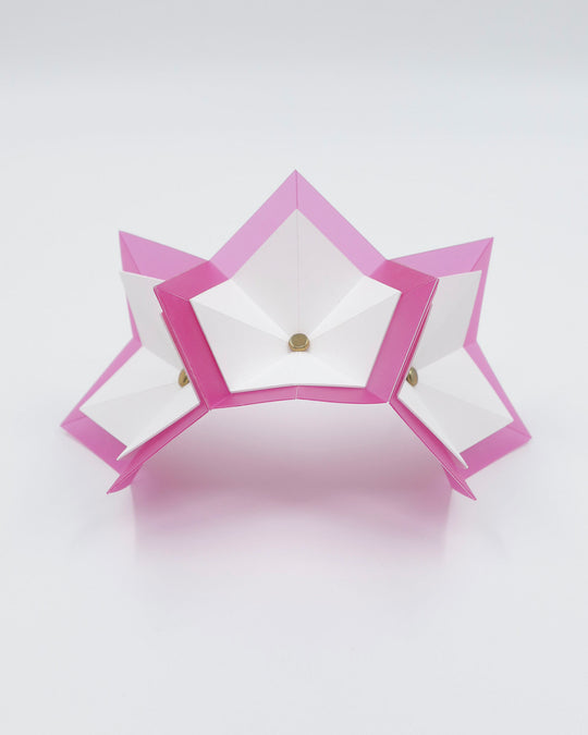 BALMAIN (pink w- white) - FORD MILLINERY