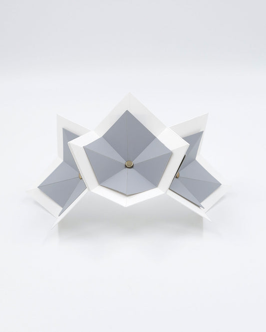 BALMAIN (grey w- white) - FORD MILLINERY