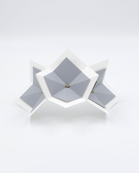 BALMAIN (grey w- white) - FORD MILLINERY