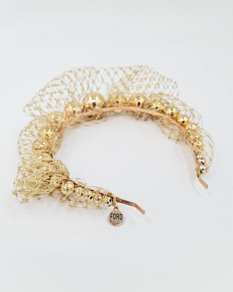 CAMILLA (gold) - FORD MILLINERY