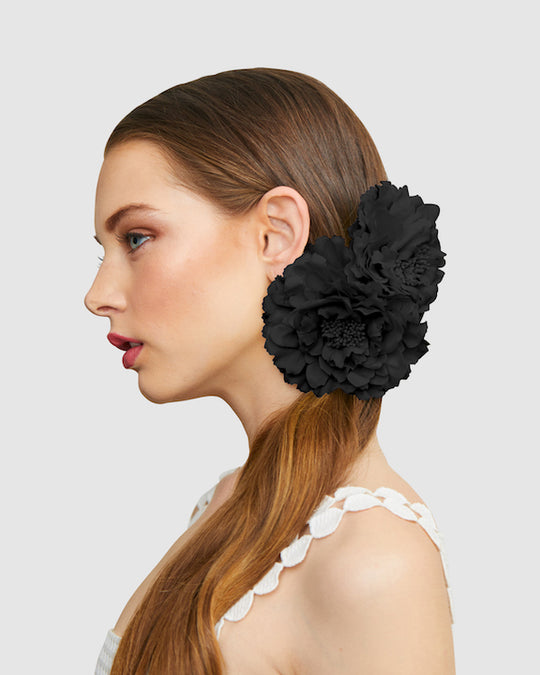 MARIA CLIPS (black) - FORD MILLINERY
