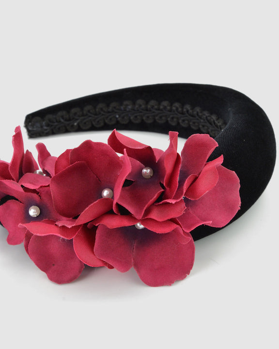LORELAI (black-red) - FORD MILLINERY