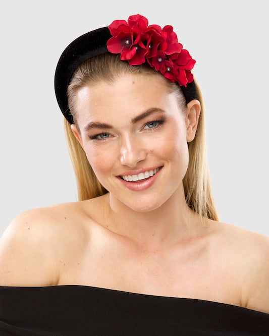 LORELAI (black-red) - FORD MILLINERY