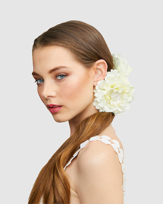 MARIA CLIPS (white / cream) - FORD MILLINERY