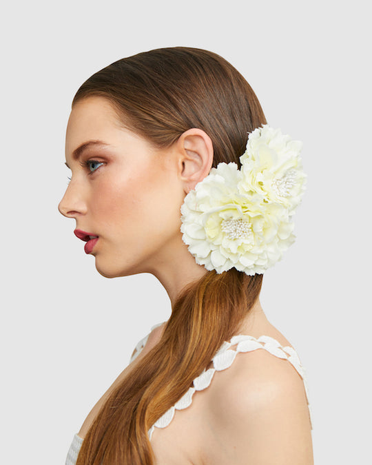 MARIA CLIPS (white / cream) - FORD MILLINERY